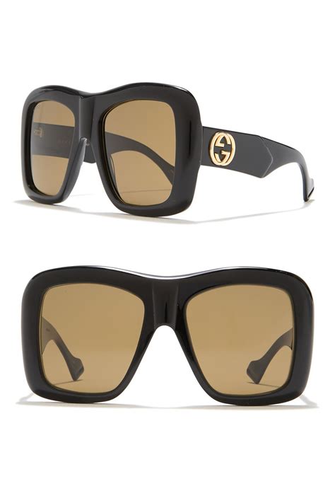 black gucci sunglasses women|gucci square sunglasses unisex.